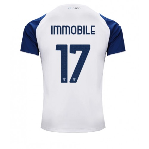 Fotbalové Dres Lazio Ciro Immobile #17 Alternativní 2022-23 Krátký Rukáv